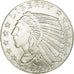 Coin, United States, Indian Head, 1/2 Oz, U.S. Mint, MS(65-70), Silver