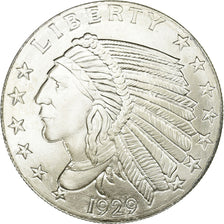 Coin, United States, Indian Head, 1/2 Oz, U.S. Mint, MS(65-70), Silver