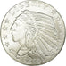 Coin, United States, Indian Head, 1/2 Oz, U.S. Mint, MS(65-70), Silver
