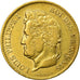 Moneta, Francia, Louis-Philippe, 40 Francs, 1833, Paris, BB, Oro, KM:747.1