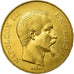 Moneta, Francia, Napoleon III, Napoléon III, 50 Francs, 1856, Paris, BB+, Oro