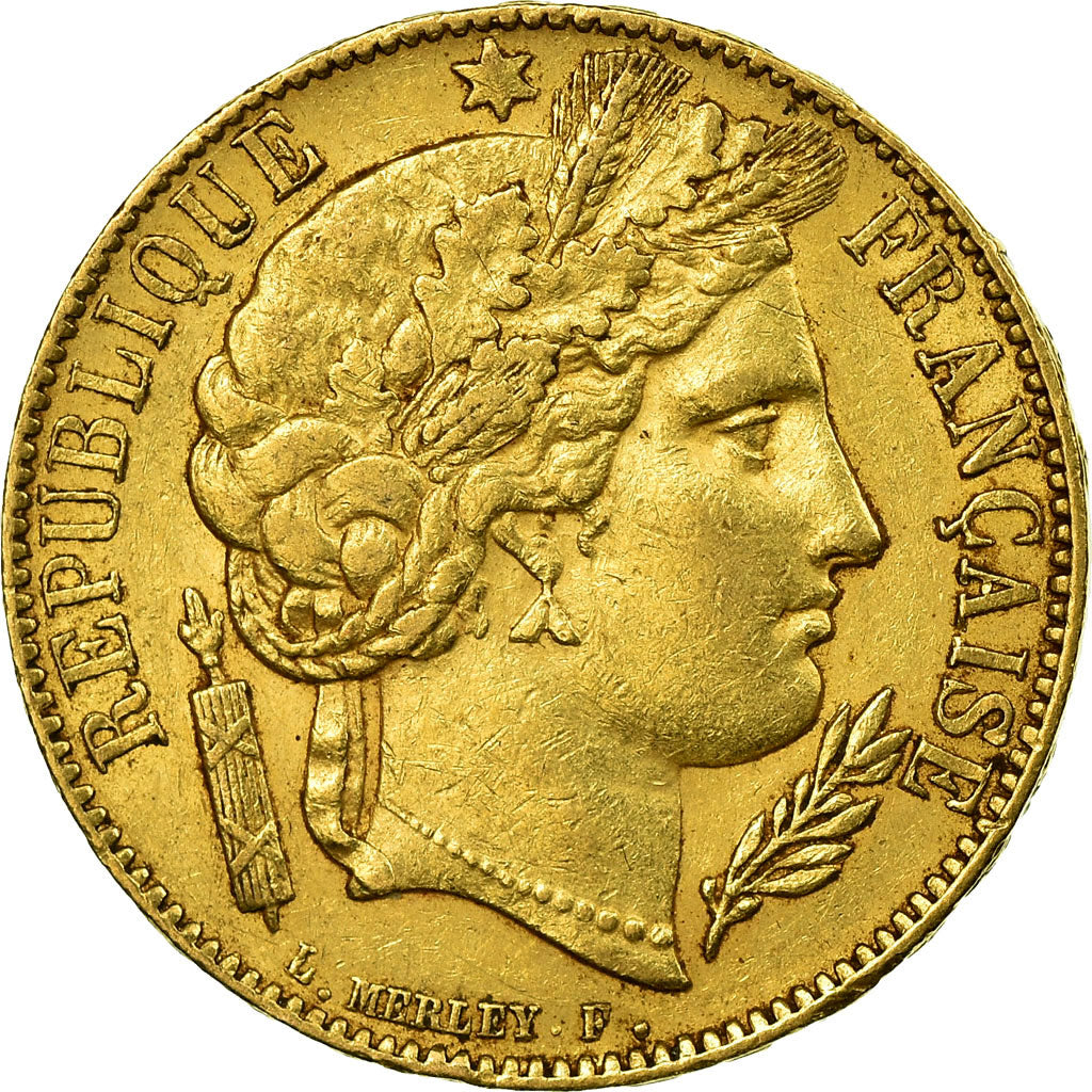 Coin, France, Cérès, 20 Francs, 1851, Paris, EF(40-45), Gold, KM:762