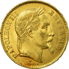 Monnaie, France, Napoléon III, 20 Francs, 1868, Strasbourg, TTB+, Or