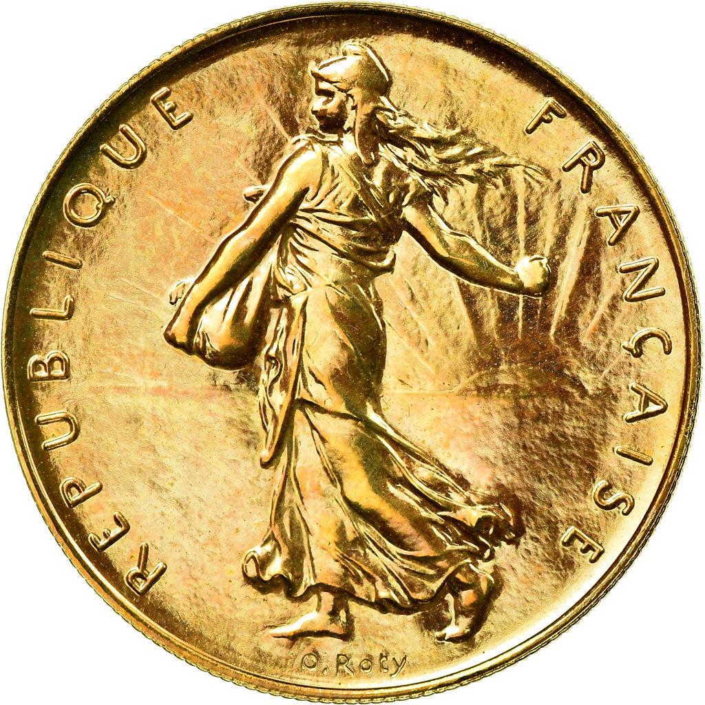 Munten, Frankrijk, Semeuse, Franc, 2001, Paris, UNC-, Goud, KM:925.1a