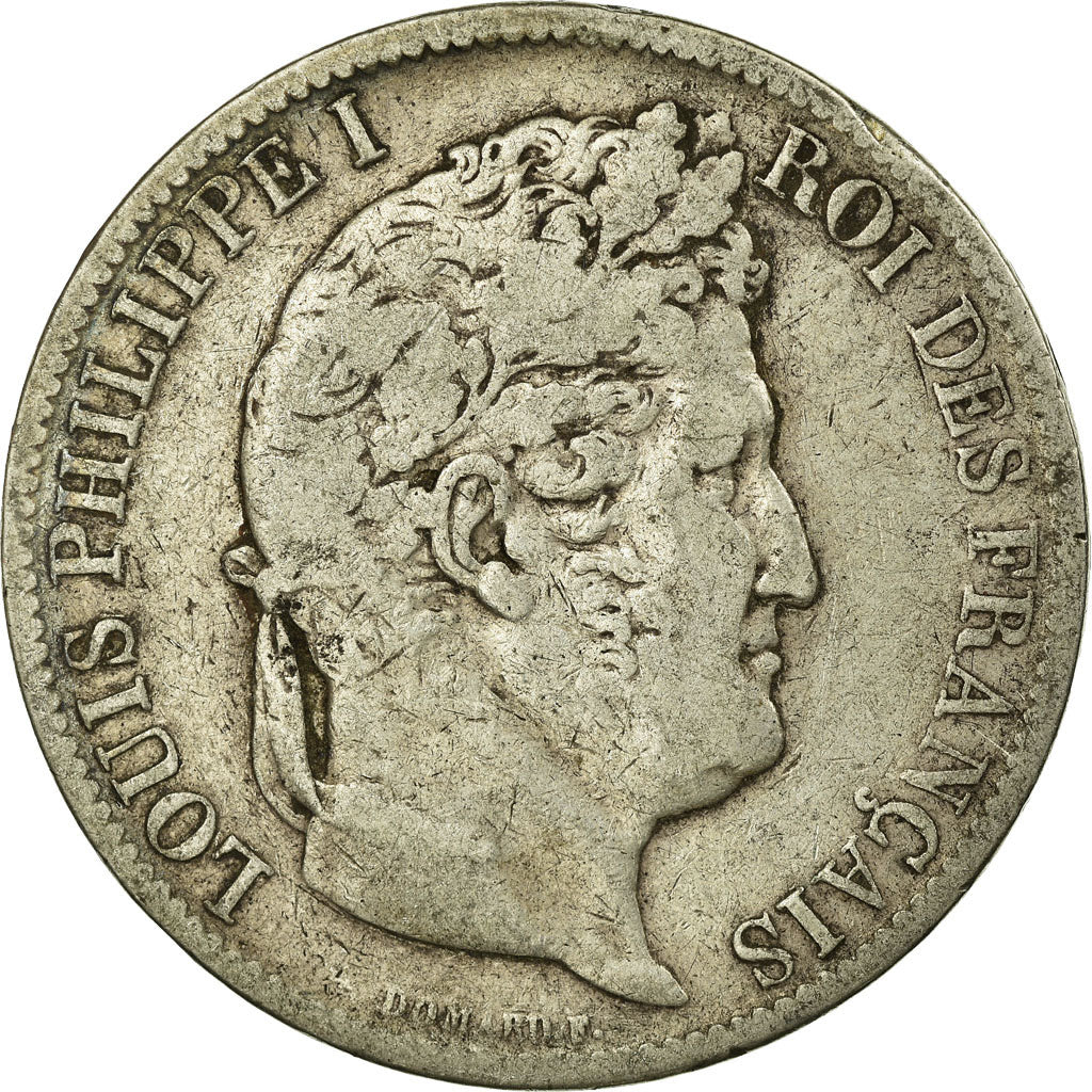 Munten, Frankrijk, Louis-Philippe, 5 Francs, 1831, Strasbourg, FR, Zilver