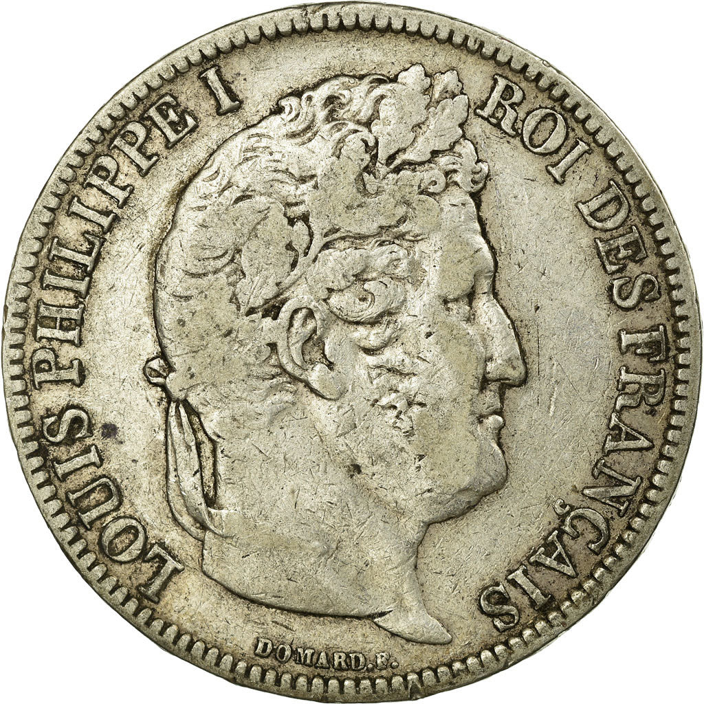 Coin, France, Louis-Philippe, 5 Francs, 1831, La Rochelle, VF(20-25), Silver