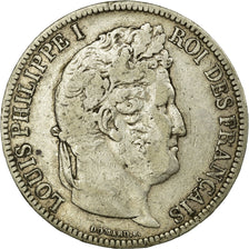 Coin, France, Louis-Philippe, 5 Francs, 1831, La Rochelle, VF(20-25), Silver