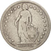 Switzerland, 2 Francs, 1874, Bern, Silver, KM:21