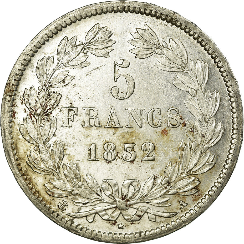 Monnaie, France, Louis-Philippe, 5 Francs, 1832, Paris, TTB+, Argent