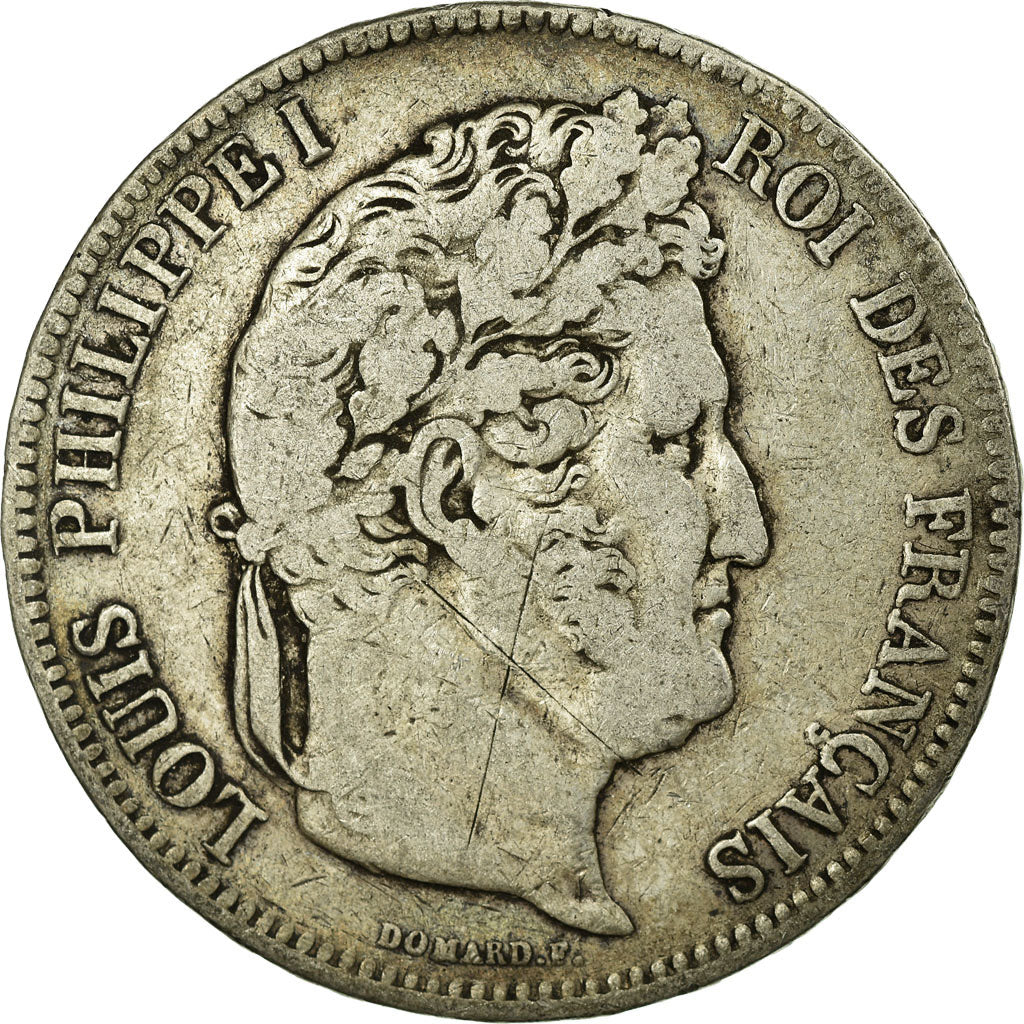 Monnaie, France, Louis-Philippe, 5 Francs, 1834, Limoges, TB+, Argent