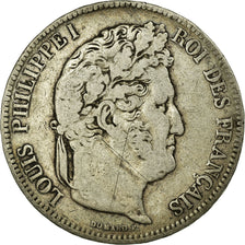 Monnaie, France, Louis-Philippe, 5 Francs, 1834, Limoges, TB+, Argent