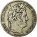 Monnaie, France, Louis-Philippe, 5 Francs, 1845, Strasbourg, TB+, Argent