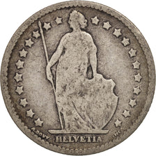 Switzerland, Franc, 1877, Bern, F(12-15), Silver, KM:24