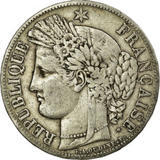 Münze, Frankreich, Cérès, 5 Francs, 1849, Paris, S+, Silber, KM:761.1