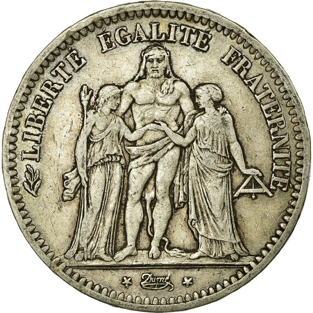 Coin, France, Hercule, 5 Francs, 1848, Paris, EF(40-45), Silver, KM:756.1