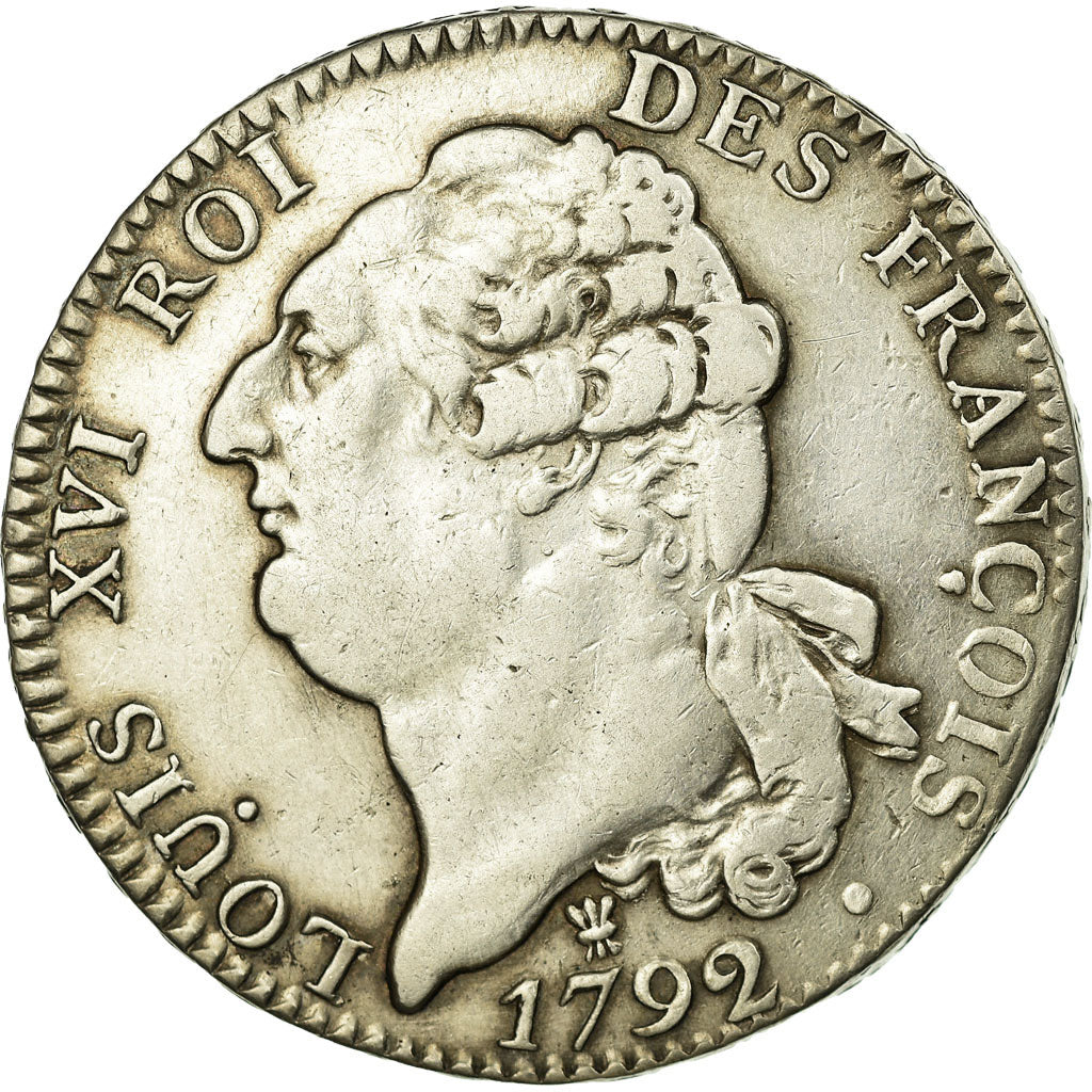 Münze, Frankreich, Louis XVI, Écu de 6 livres françois, ECU, 6 Livres, 1792