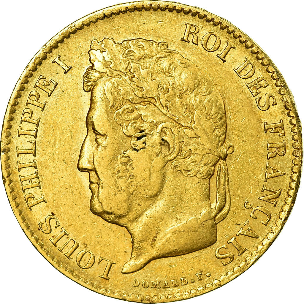Coin, France, Louis-Philippe, 40 Francs, 1834, Paris, EF(40-45), Gold, KM:747.1