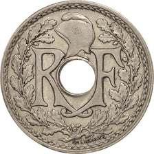France, Lindauer, 25 Centimes, 1914, AU(50-53), Nickel, KM:867