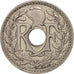 France, Lindauer, 25 Centimes, 1914, AU(50-53), Nickel, KM:867