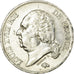 Coin, France, Louis XVIII, 5 Francs, 1816, Paris, EF(40-45), Silver