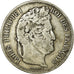 Coin, France, Louis-Philippe, 5 Francs, 1843, Strasbourg, VF(20-25), Silver