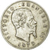 Moeda, Itália, Vittorio Emanuele II, 5 Lire, 1873, Milan, EF(40-45), Prata