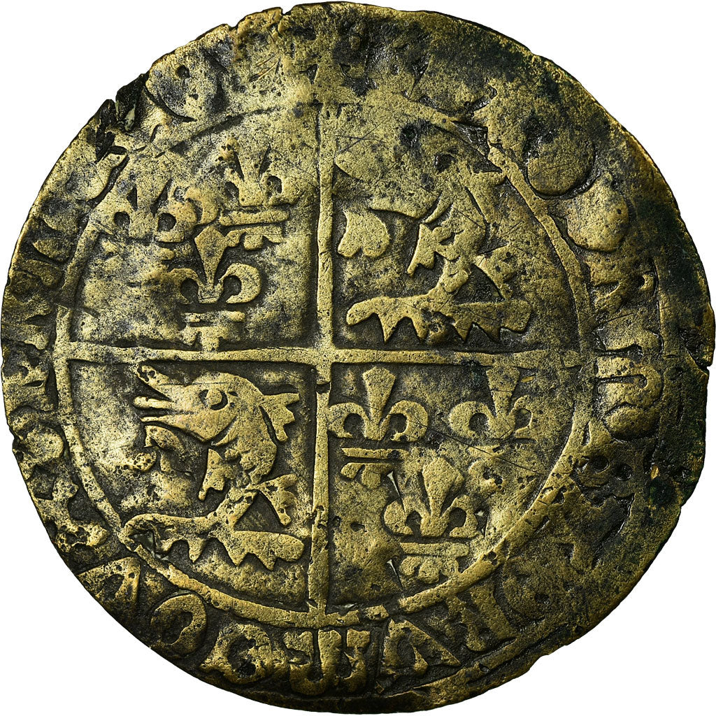 France, Jeton, Jeton de Compte du Dauphiné, XVth Century, VF(30-35), Brass