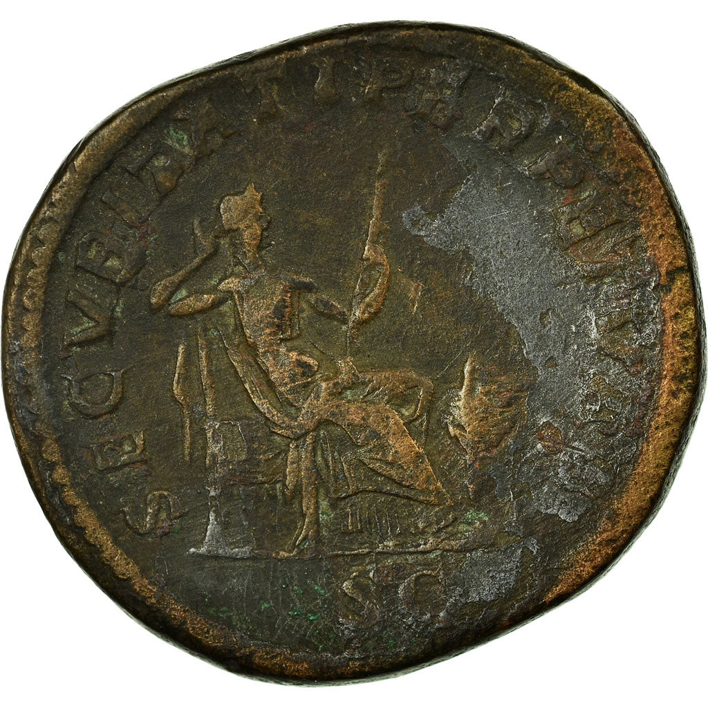 Coin, Caracalla, Sestertius, 212-213, Rome, EF(40-45), Bronze, RIC:512d