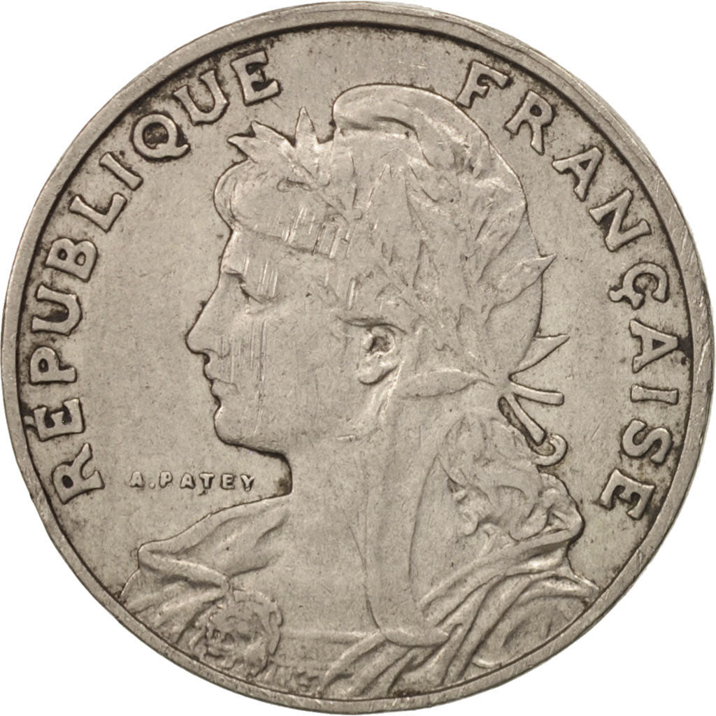 France, Patey, 25 Centimes, 1903, Paris, Nickel, KM:855, Gadoury:362