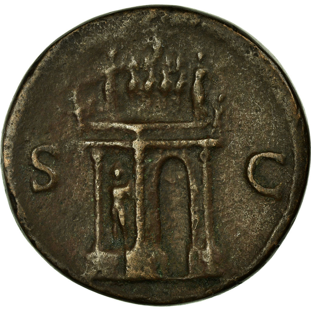 Moneta, Nero, Sesterzio, 54-68, Paduan, BB, Bronzo
