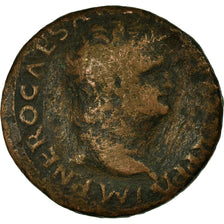 Coin, Nero, As, 66, Rome, VF(20-25), Copper, RIC:543