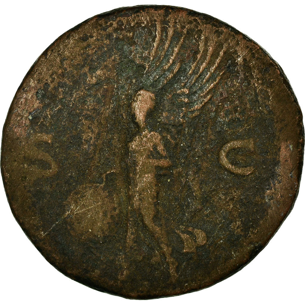 Coin, Nero, As, 66, Rome, VF(20-25), Copper, RIC:543
