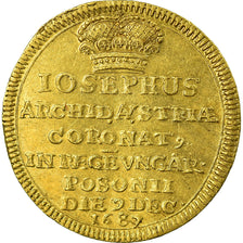 Hungary, Token, Coronation of Joseph I of Habsburg, 1687, AU(55-58), Gold
