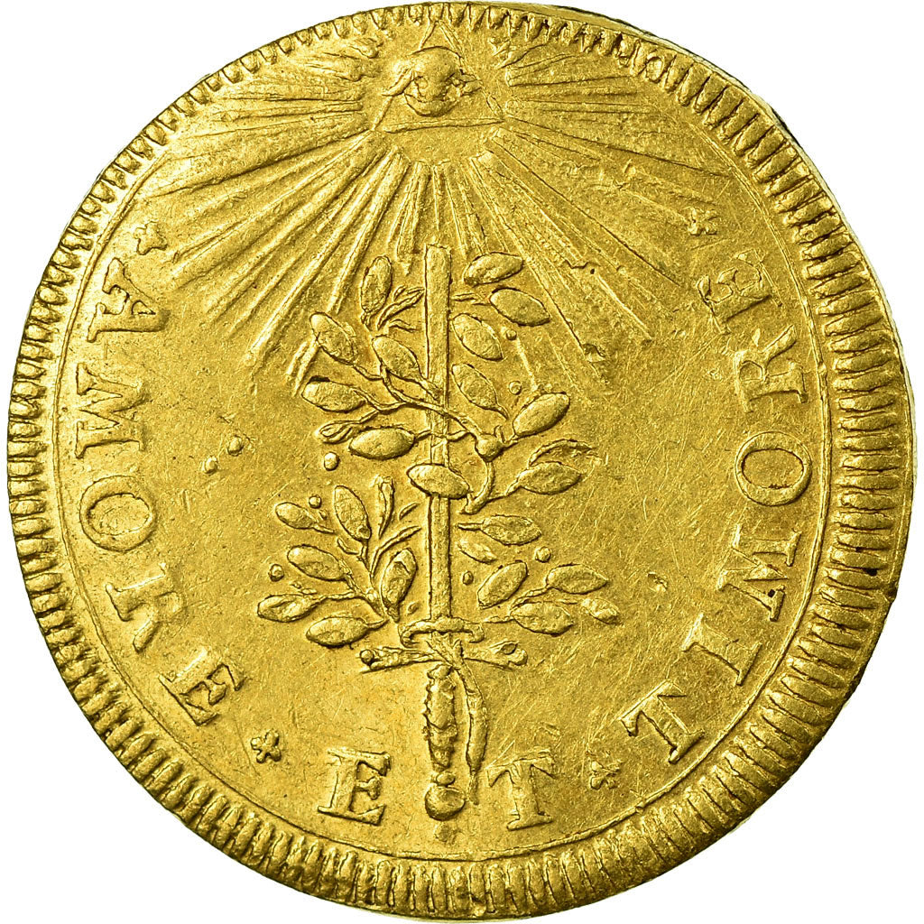 Hungary, Token, Coronation of Joseph I of Habsburg, 1687, AU(55-58), Gold