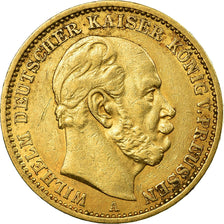 Moneda, Estados alemanes, PRUSSIA, Wilhelm I, 20 Mark, 1878, Berlin, MBC, Oro