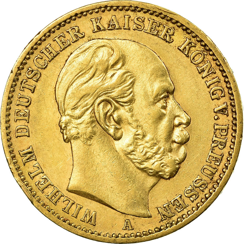 Moneda, Estados alemanes, PRUSSIA, Wilhelm I, 20 Mark, 1872, Berlin, EBC, Oro