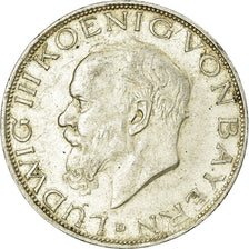 Moneta, Stati tedeschi, BAVARIA, Ludwig III, 3 Mark, 1914, Munich, BB, Argento