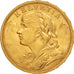 Switzerland, 20 Francs, 1907, Bern, Gold, KM:35.1