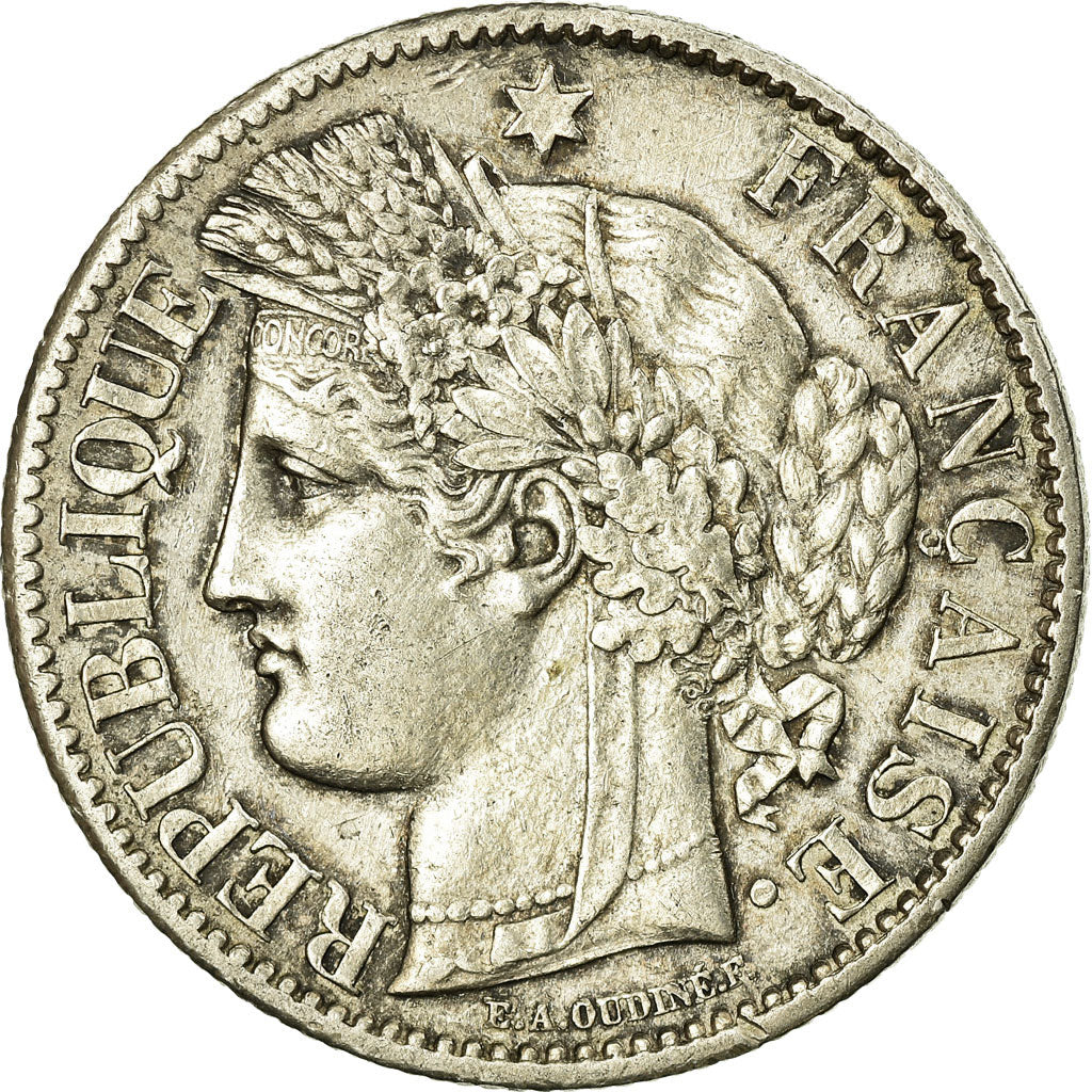 Coin, France, Cérès, 2 Francs, 1895, Paris, EF(40-45), Silver, KM:817.1