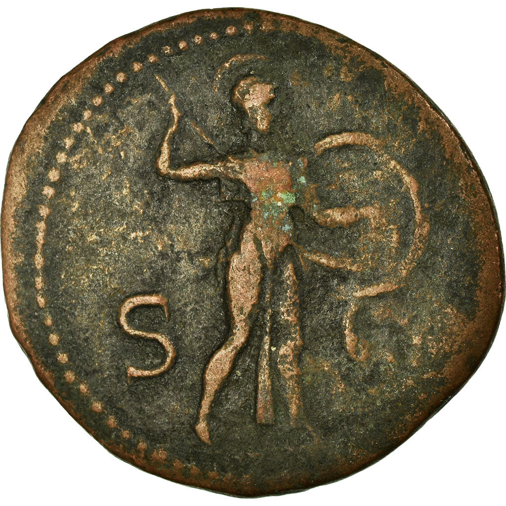 Coin, Claudius, As, 41-54, Rome, VF(20-25), Copper, RIC:100