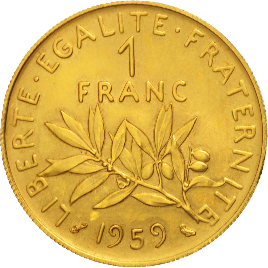 France, Franc, 1959, Essai, Paris, Gold, Gadoury:104.18