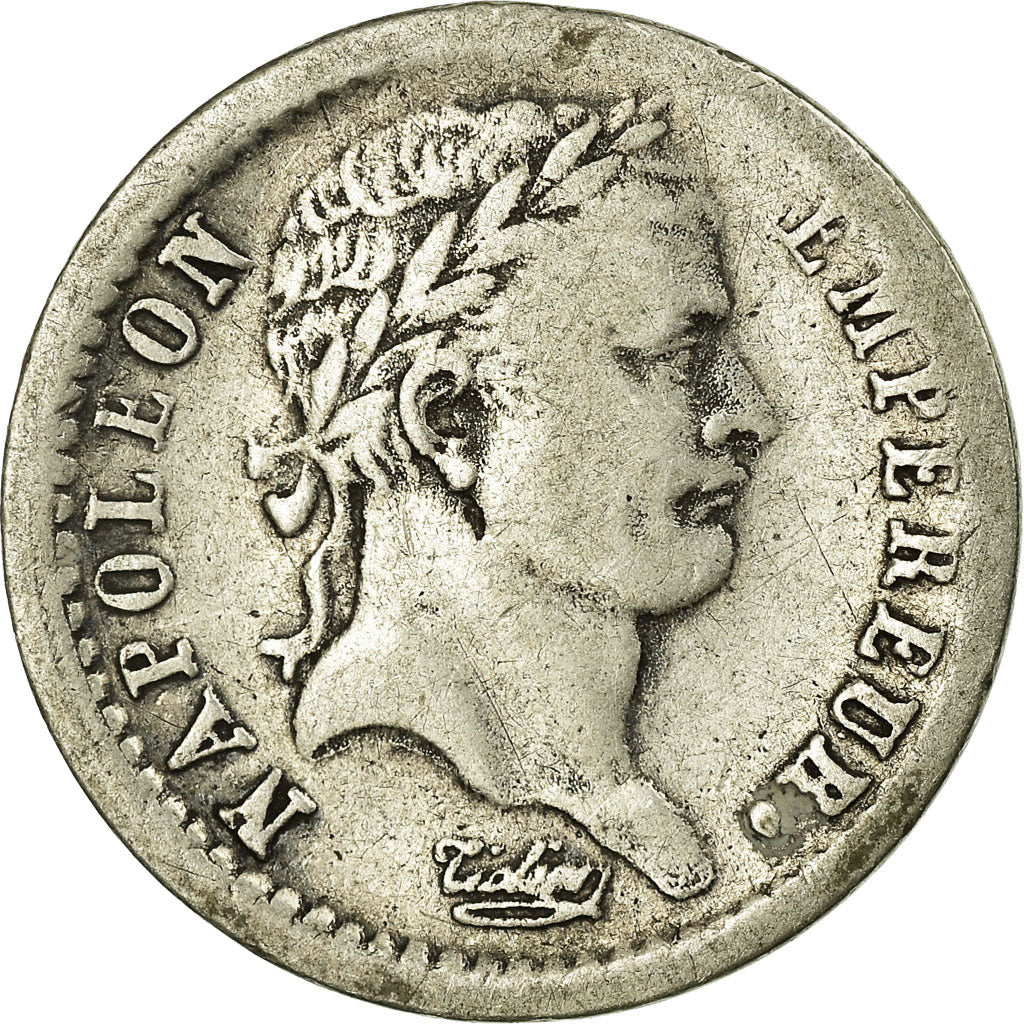 Coin, France, Napoléon I, 1/2 Franc, 1808, Lyon, VF(20-25), Silver, KM:680.4