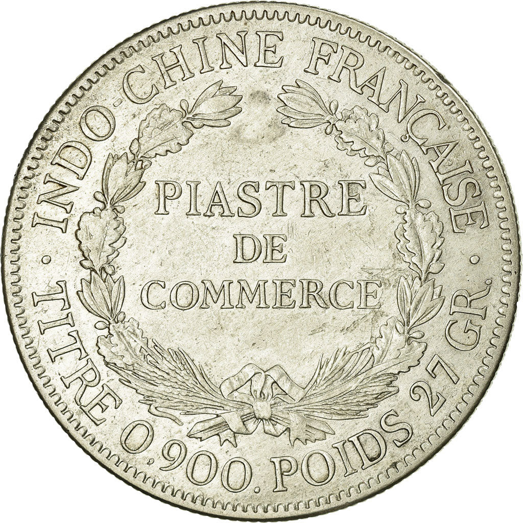 Moneta, INDOCINA FRANCESE, Piastre, 1921, San Francisco, BB, Argento, KM:TS1