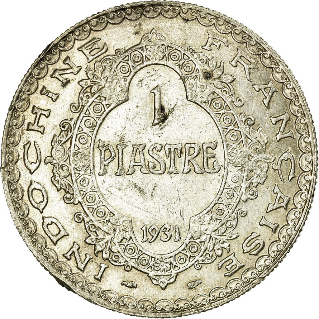 Moneta, INDOCINA FRANCESE, Piastre, 1931, Paris, BB+, Argento, KM:19