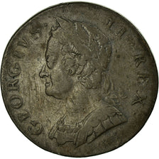Munten, Groot Bretagne, George II, 1/2 Penny, 1747, ZF, Koper, KM:579.2