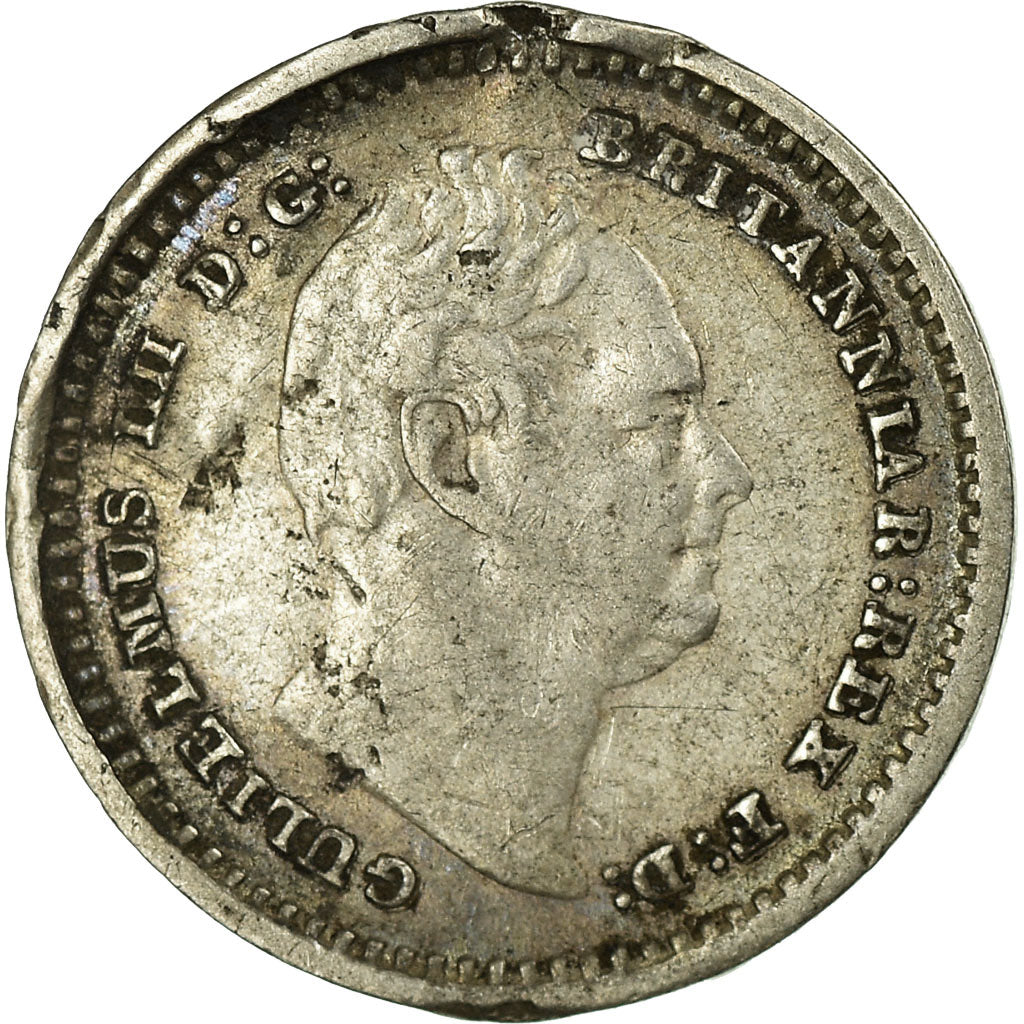 Coin, Great Britain, William IV, 1-1/2 Pence, 1836, VF(30-35), Silver, KM:719