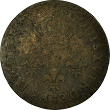 Moeda, GUIANA FRANCESA, Louis XVI, 2 Sous, 1789, Paris, VF(20-25), Lingote, KM:1