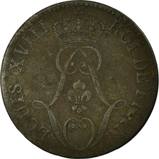 Coin, FRENCH GUIANA, 10 Centimes, 1818, Paris, VF(20-25), Billon, KM:A1