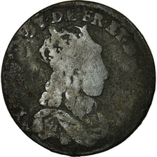 Moneta, Francia, Louis XIV, Liard de France au buste juvénile, deuxième type