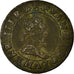 Coin, France, Henri III, Double Tournois, Paris, VF(30-35), Copper, CGKL:86